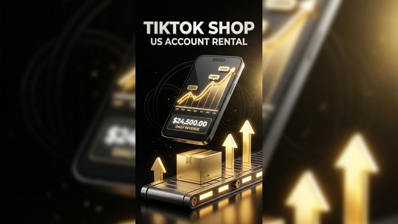 TikTok Shop US Account Rental Illustration