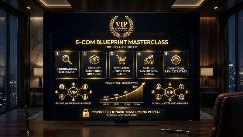 5-Module E-Com Blueprint and VIP Mastermind Portal